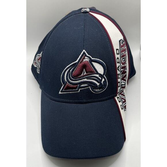 Colorado Avalanche Official NHL Hockey Adjustable Hat Red/White/Blue w/ Tags - Picture 1 of 8